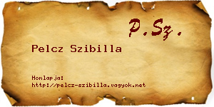 Pelcz Szibilla névjegykártya
